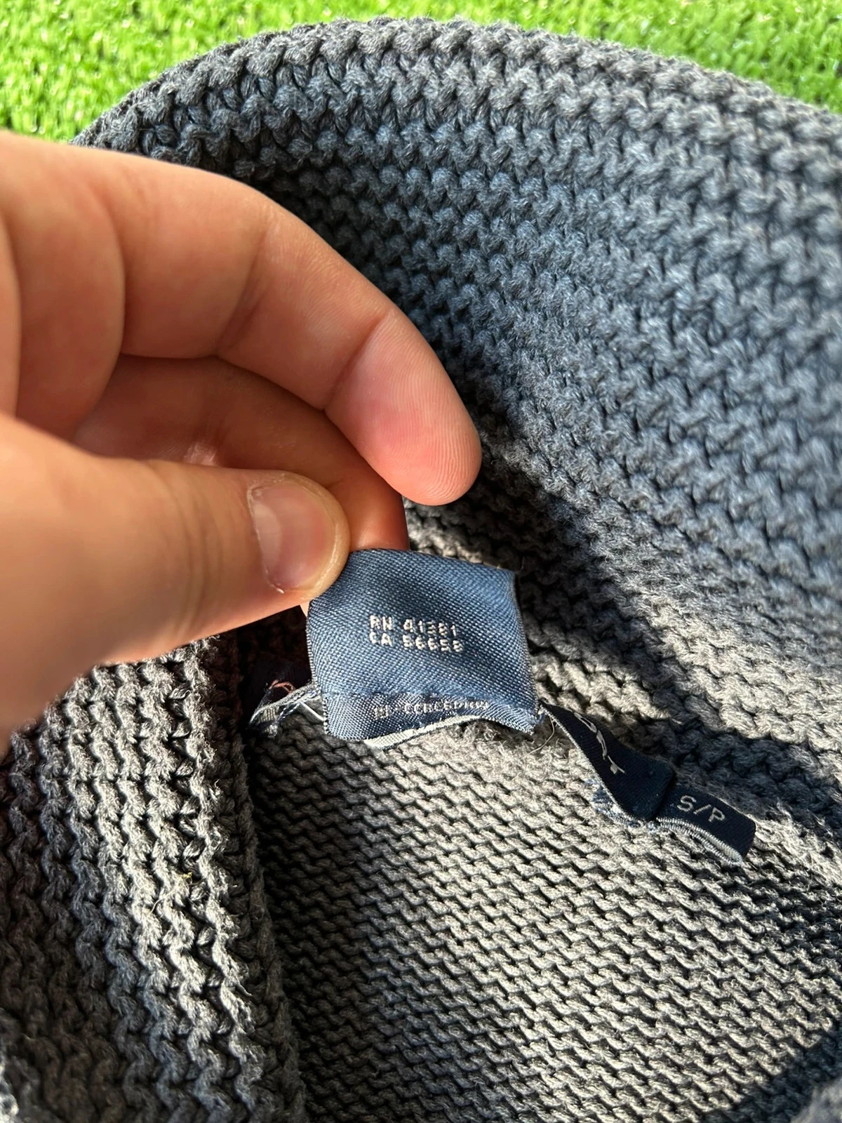 Zwarte polo trui met rolkraag Ralph Lauren – photo 8